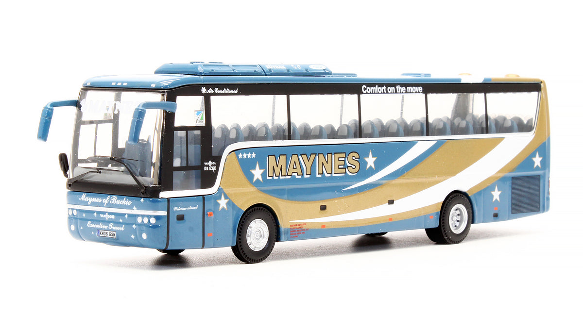 Pre-Owned OM45908 Van Hool T9 And Cold Cast Diorama Maynes Of Buckie