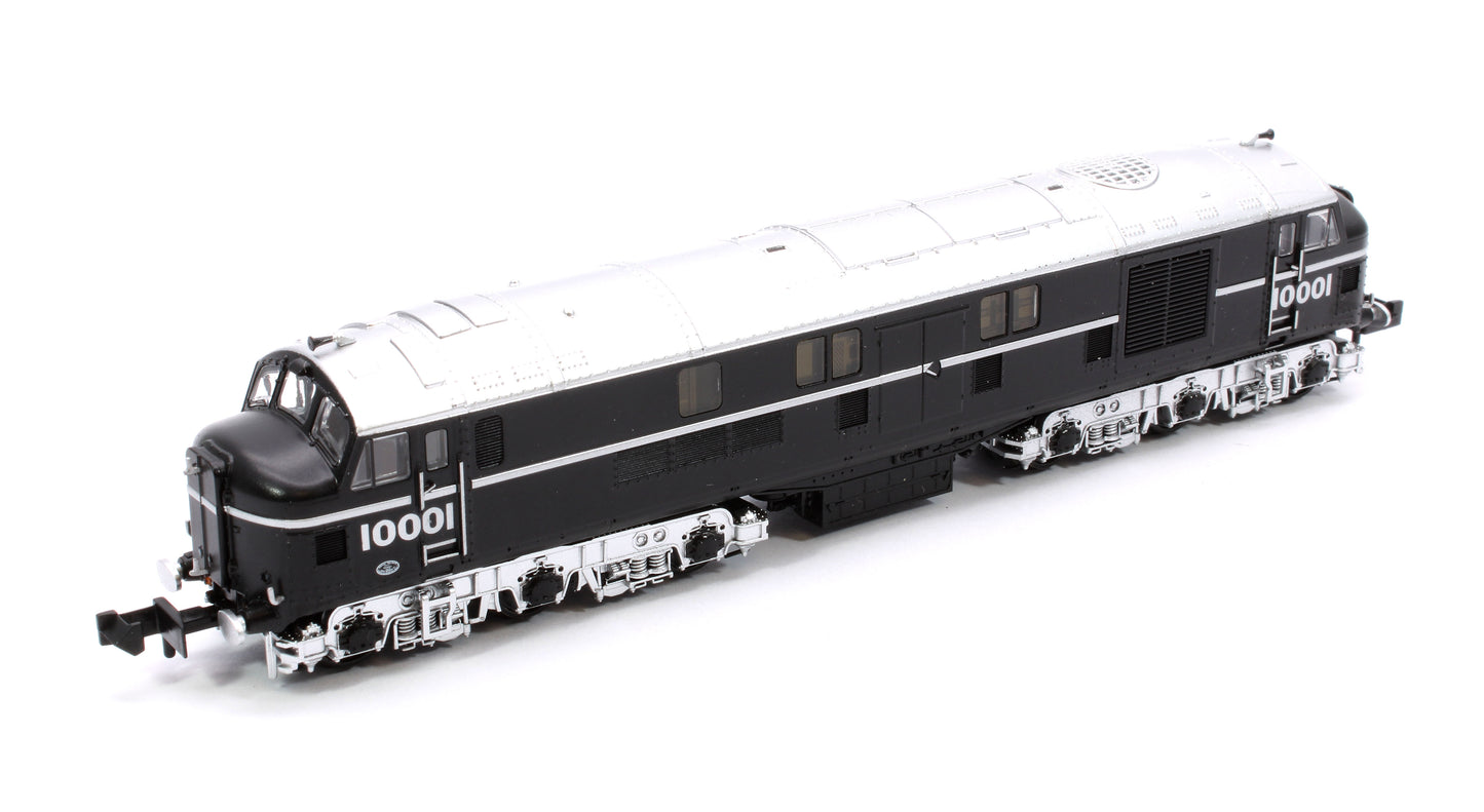 LMS 10001 Black & Silver Diesel Locomotive