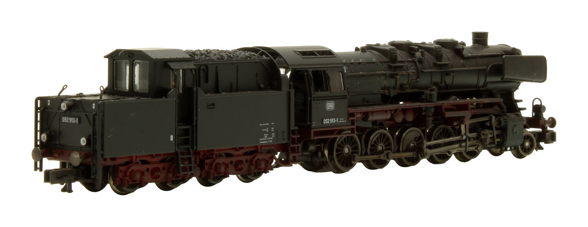 Pre-Owned 84 1969 2-10-0 Class 52 German Federal Railway 052 913-1 Pre-War Steam Locomotive Tanker Train Set