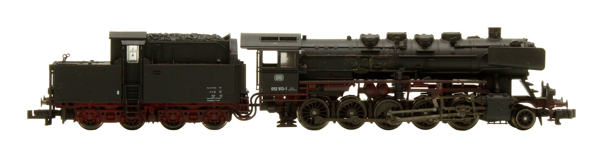 Pre-Owned 84 1969 2-10-0 Class 52 German Federal Railway 052 913-1 Pre-War Steam Locomotive Tanker Train Set