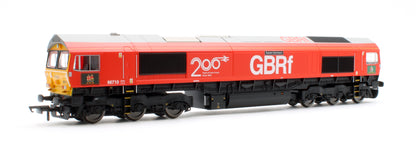 R30549TXS RailRoad Plus GBRf Class 66 Railway 200 'Karen Harrison' 66710 Diesel Locomotive - DCC Sound
