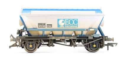 Pre-Owned Set Of 3 China Clay (CDA) Hopper Wagons - Weathered