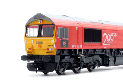 R30549 RailRoad Plus GBRf Class 66 Railway 200 'Karen Harrison' 66710 Diesel Locomotive