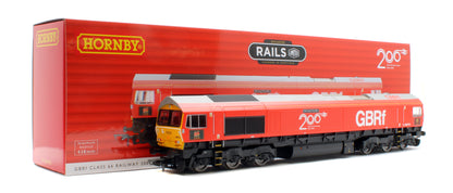 R30550 RailRoad Plus GBRf Class 66 Railway 200 'Michael Portillo' 66719 Diesel Locomotive