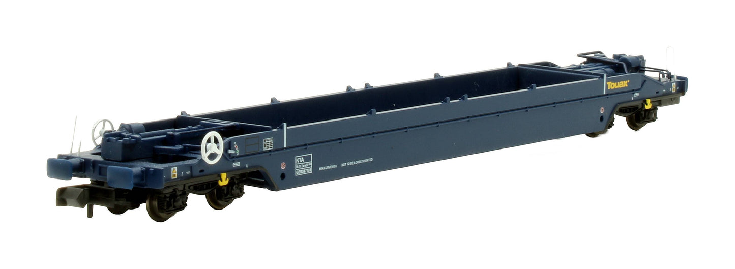 Pre-Owned GERS97731 Touax Livery KTA Intermodal Pocket Wagon Container Flat