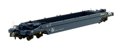 Pre-Owned GERS97703 Touax Livery KTA Intermodal Pocket Wagon Container Flat