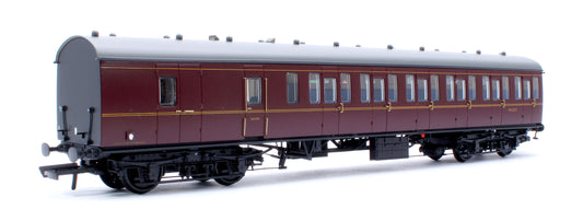 BR Mk1 57' Non-Gangway Coach - BS - Lined Maroon  (Low position) M43235