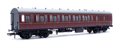 BR Mk1 57' Non-Gangway Coach - BS - Lined Maroon  (Low position) M43235