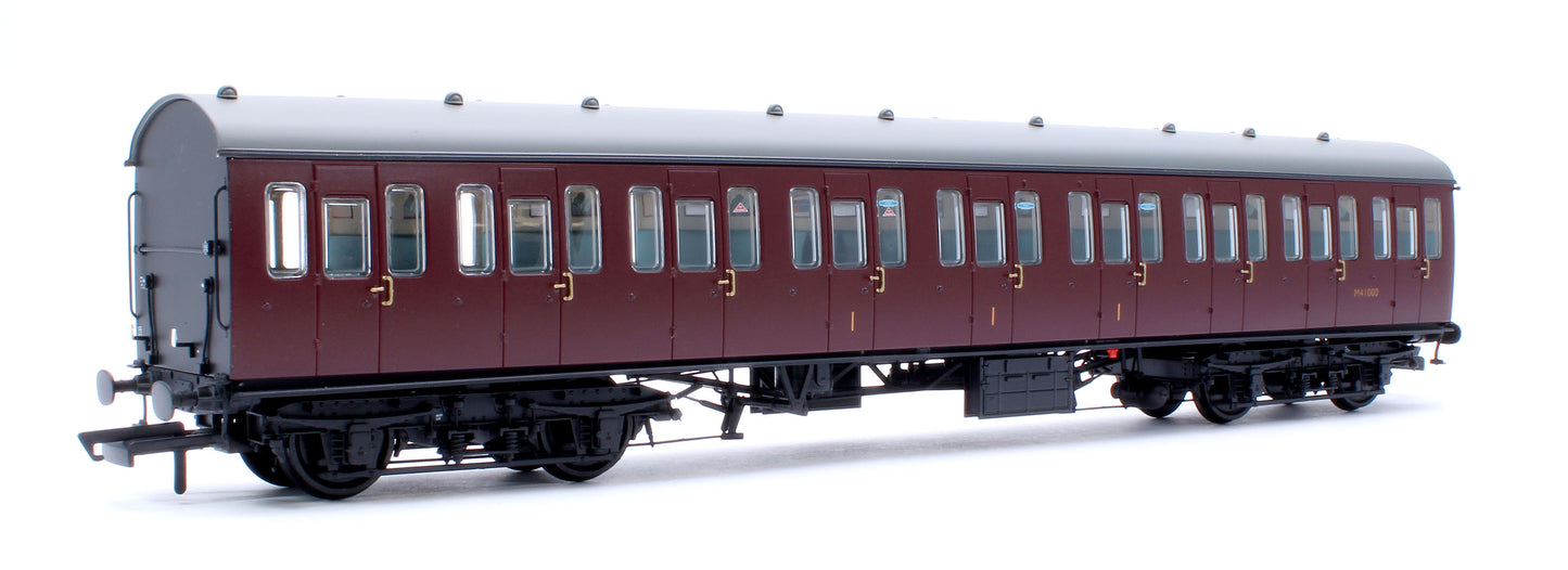 BR Mk1 57' Non-Gangway Coach - C - Plain Maroon M41000