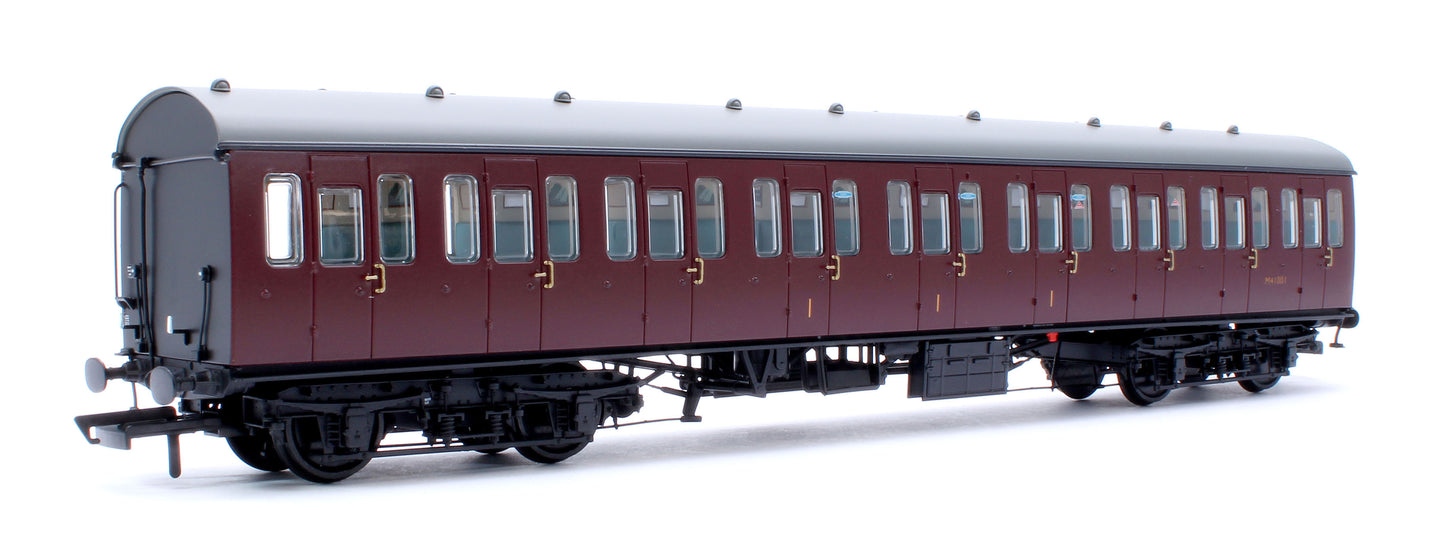 BR Mk1 57' Non-Gangway Coach - C - Plain Maroon M41001