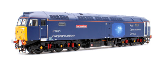 Class 47 815 'Lost Boys 68-88' Rail Operations Group Diesel Locomotive