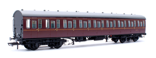 BR Mk1 57' Non-Gangway Coach - S - Lined Maroon  (Low position) M46071