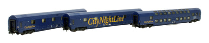Pre-Owned 79001 WLABm WLBm City Night Line 61 85 0690 304-5 Passenger Car 3-Coach Set