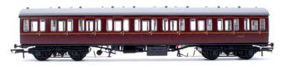 BR Mk1 57' Non-Gangway Coach - S - Lined Maroon  (Low position) M46071