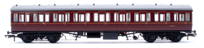 BR Mk1 57' Non-Gangway Coach - S - Lined Maroon  (Low position) M46069