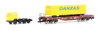 Pre-Owned Set Of 4 'Danzas' Wagons & Truck