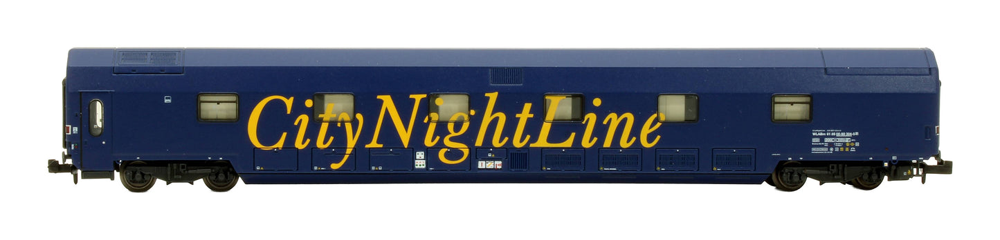 Pre-Owned 79001 WLABm WLBm City Night Line 61 85 0690 304-5 Passenger Car 3-Coach Set