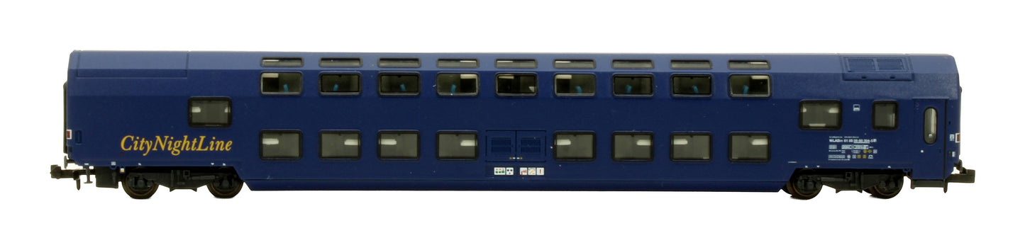 Pre-Owned 79001 WLABm WLBm City Night Line 61 85 0690 304-5 Passenger Car 3-Coach Set