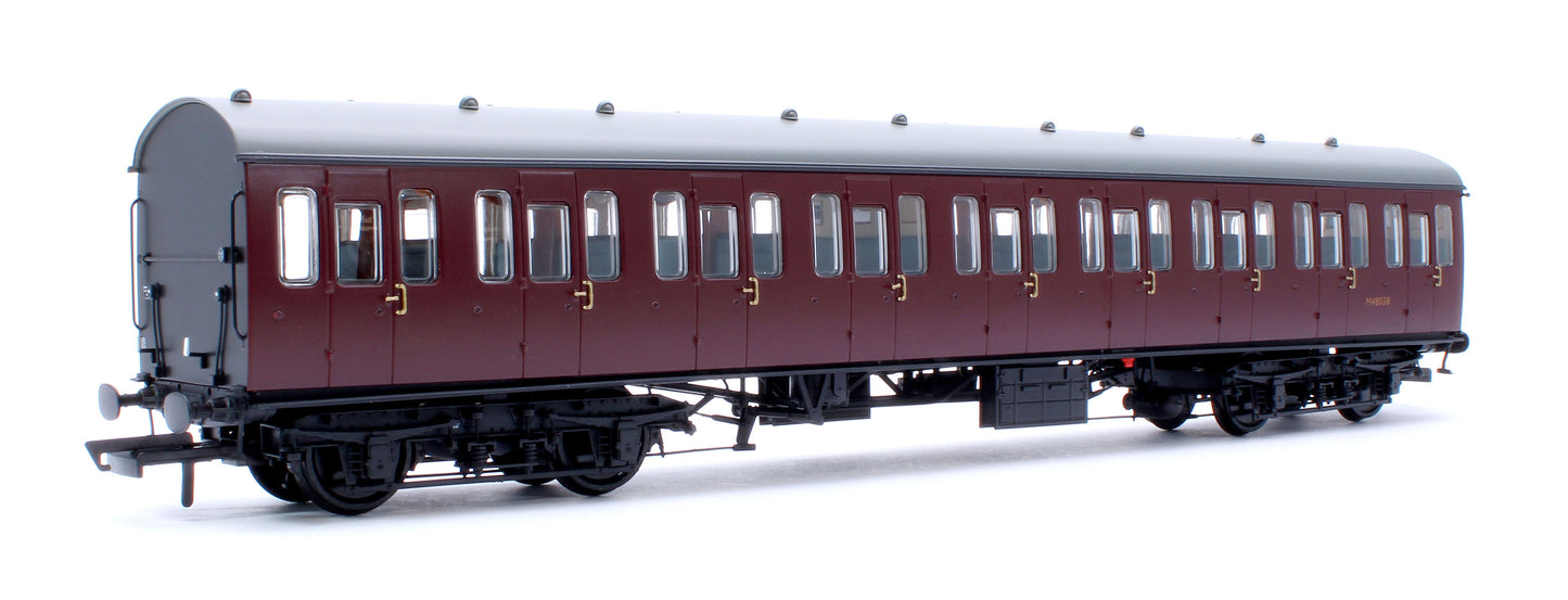 BR Mk1 57' Non-Gangway Coach - SO - Plain Maroon M48038