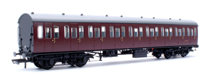 BR Mk1 57' Non-Gangway Coach - SO - Plain Maroon M48038