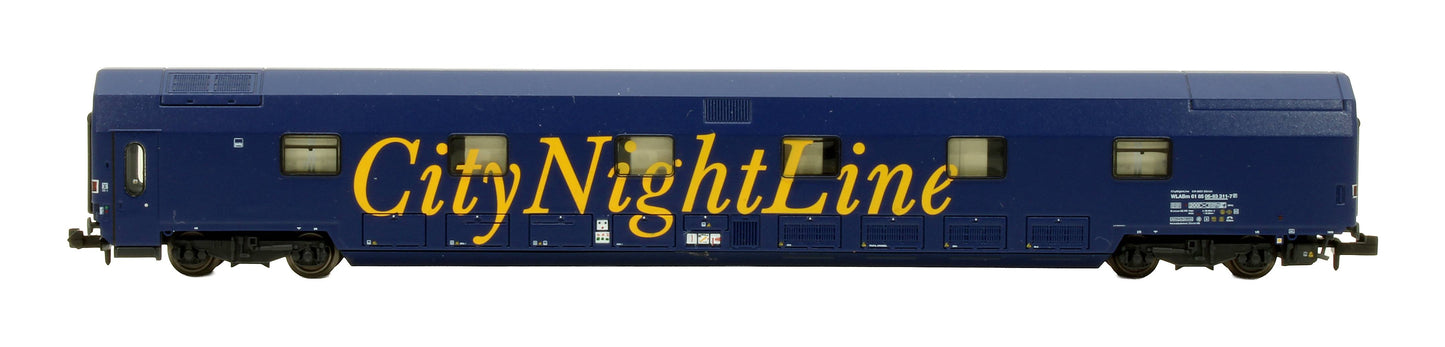 Pre-Owned 79001 WLABm WLBm City Night Line 61 85 0690 304-5 Passenger Car 3-Coach Set