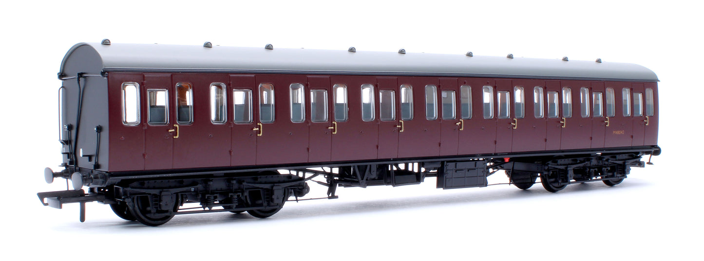 BR Mk1 57' Non-Gangway Coach - SO - Plain Maroon M48042