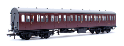BR Mk1 57' Non-Gangway Coach - SO - Plain Maroon M48042