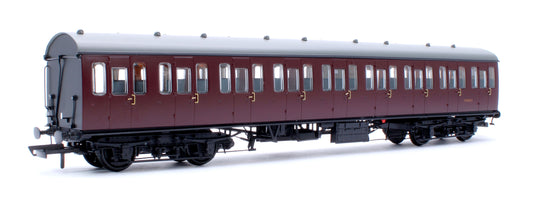 BR Mk1 57' Non-Gangway Coach - SO - Plain Maroon M48042