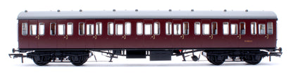 BR Mk1 57' Non-Gangway Coach - SO - Plain Maroon M48042
