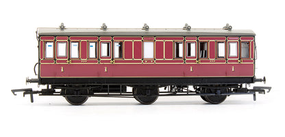 Pre-Owned H4-6F-1201 6 Wheel 1st In Midland Railway Crimson Lake No.333