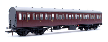 BR Mk1 57' Non-Gangway Coach - SO - Plain Maroon M48042