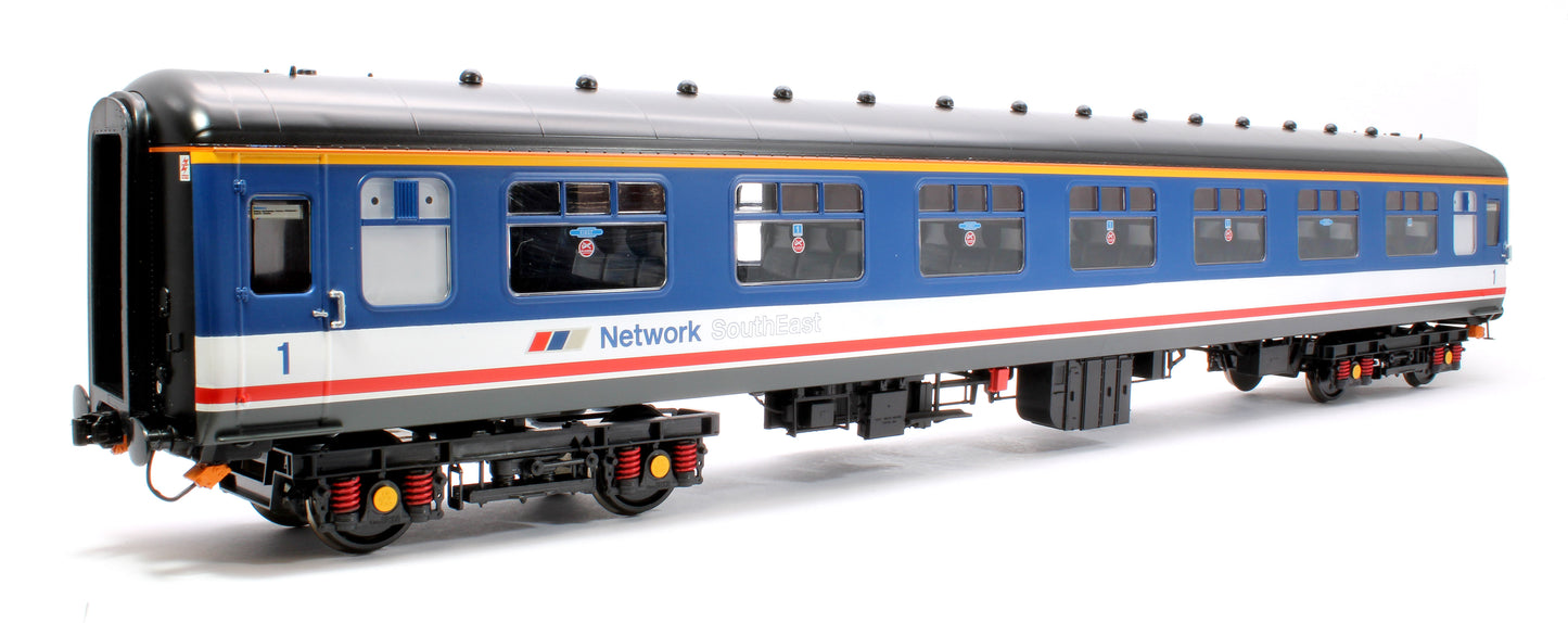 Network SouthEast dark blue MK2 First Corridor (FK) Passenger Coach