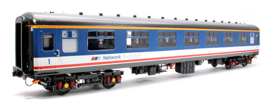 Network SouthEast dark blue MK2 First Corridor (FK) Passenger Coach