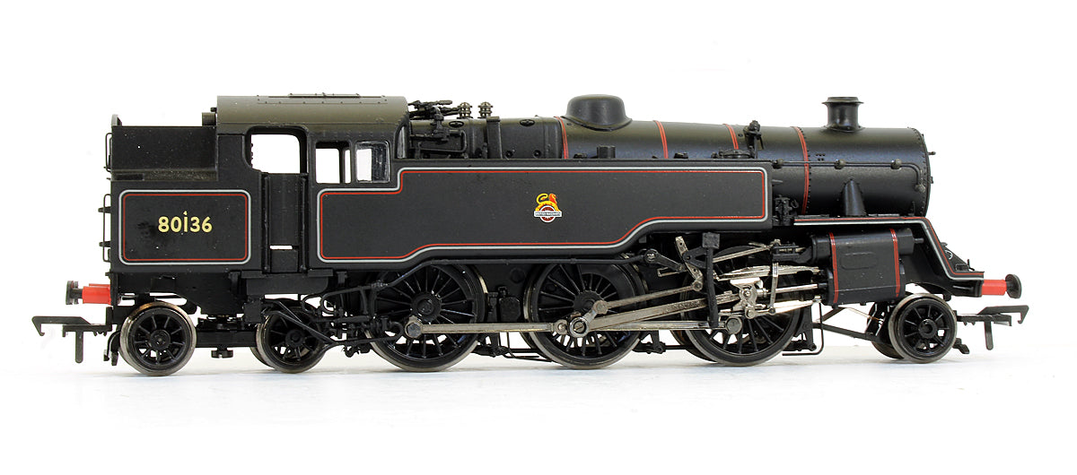 Pre-Owned 32-355 Standard Class 4MT Tank '80136' BR Black Early Emblem Steam Locomotive