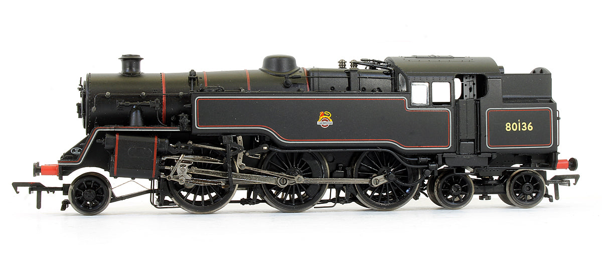 Pre-Owned 32-355 Standard Class 4MT Tank '80136' BR Black Early Emblem Steam Locomotive
