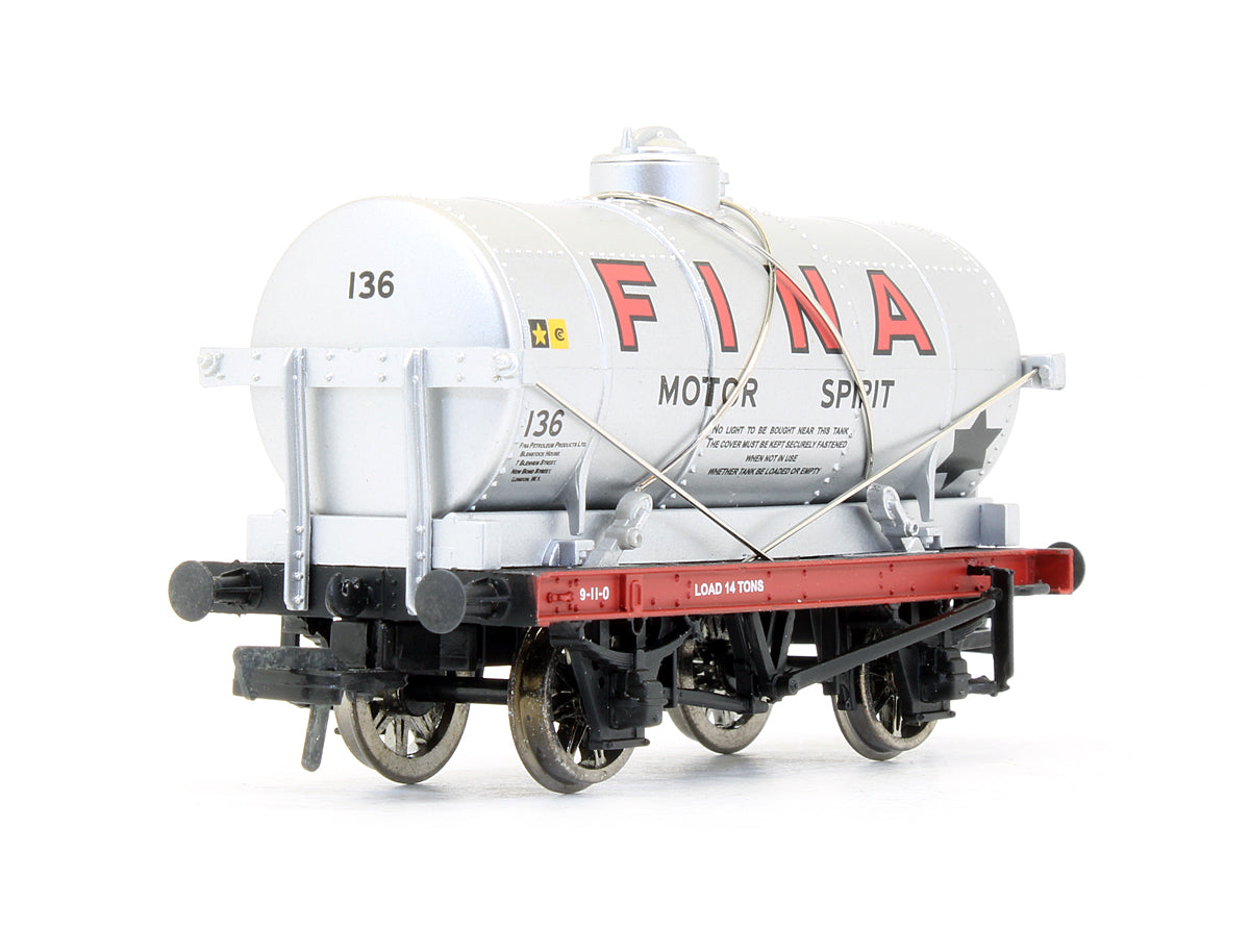 Pre-Owned 14 Ton Tank Wagon With Large Filler 'Fina' Silver