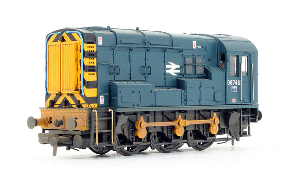 Pre-Owned Class 08748 BR Blue Diesel Shunter Locomotive (DCC Fitted) (Weathered)