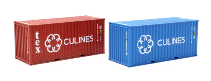 20ft' Container Culines 190334 2/ TBGU 350365 8 Twin Pack