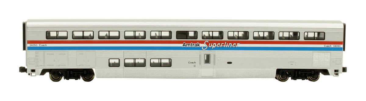 Pre-Owned 106-3501 Amtrak Superliner Passenger Car Phase III 4 Car Set A