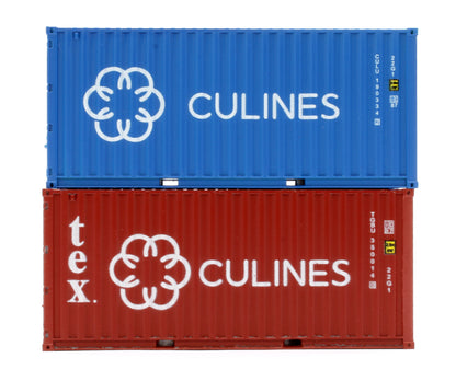 20ft' Container Culines 190334 2/ TBGU 350365 8 Twin Pack