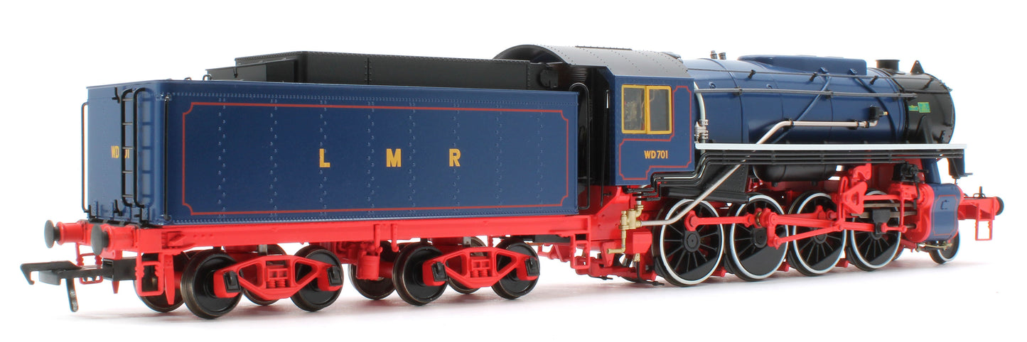 926012 USATC S160 2-8-0 'Franklin D. Roosevelt' Longmoor Military Railway Blue No.WD701 Steam Locomotive