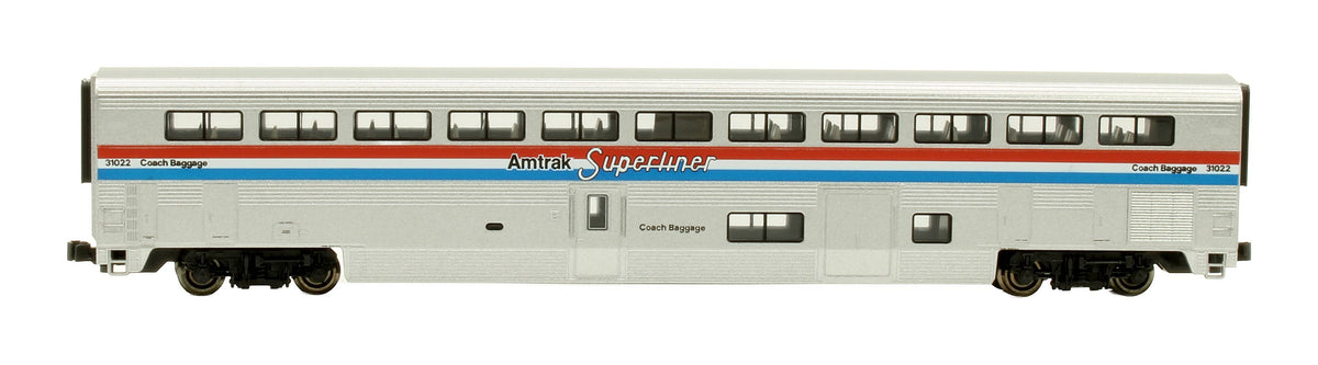 Pre-Owned 106-3501 Amtrak Superliner Passenger Car Phase III 4 Car Set A