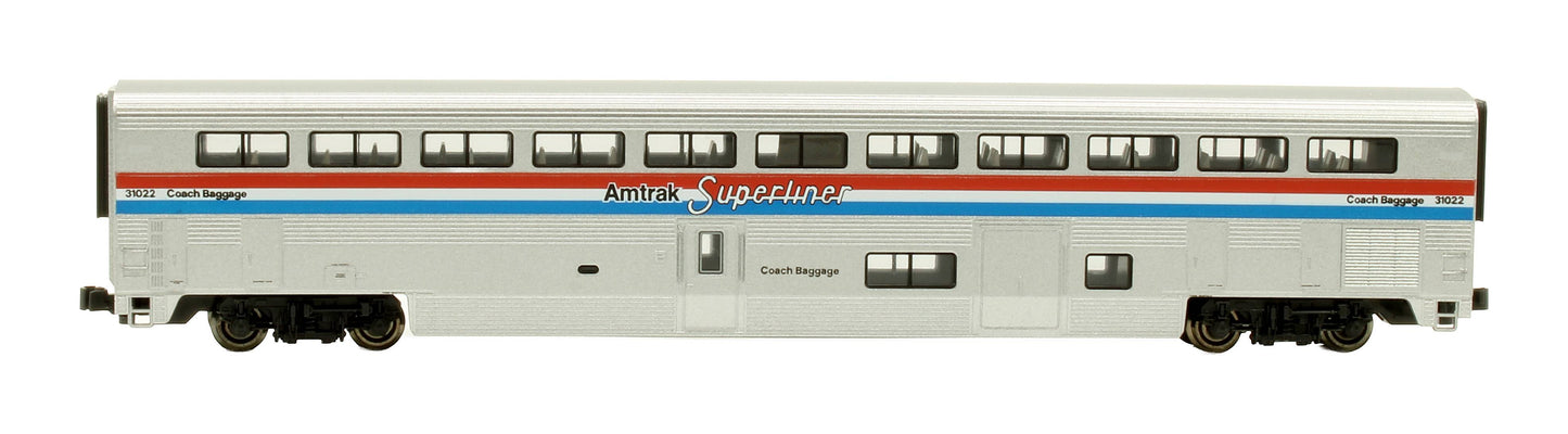 Pre-Owned 106-3501 Amtrak Superliner Passenger Car Phase III 4 Car Set A