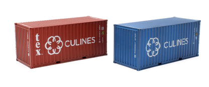 20ft' Container Culines 190334 2/ TBGU 350365 8 Twin Pack Weathered