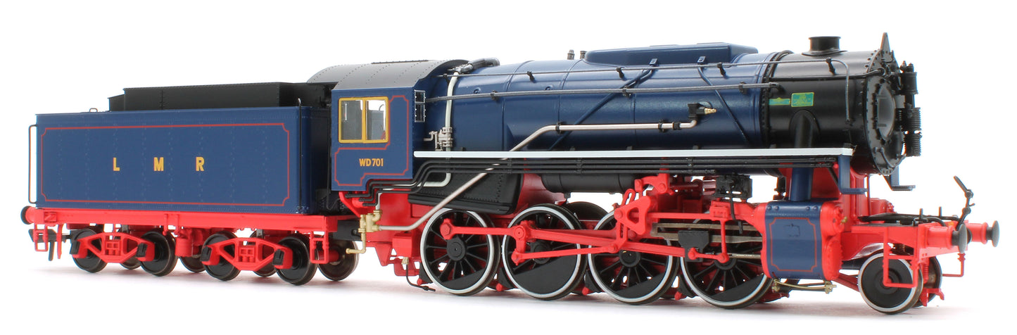926012 USATC S160 2-8-0 'Franklin D. Roosevelt' Longmoor Military Railway Blue No.WD701 Steam Locomotive