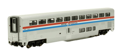 Pre-Owned 106-3501 Amtrak Superliner Passenger Car Phase III 4 Car Set A