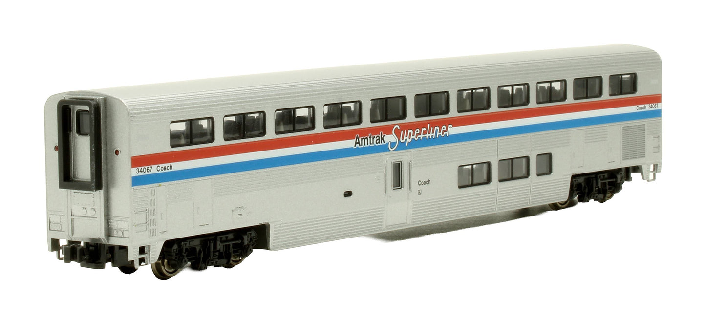 Pre-Owned 106-3501 Amtrak Superliner Passenger Car Phase III 4 Car Set A