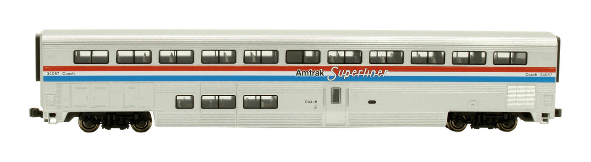 Pre-Owned 106-3501 Amtrak Superliner Passenger Car Phase III 4 Car Set A