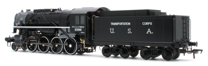 926513 USATC S160 2-8-0 'Pvt. H.J. O’Brien' Black with Transportation Corps U.S.A. on Tender No.2582 Steam Locomotive - DCC Sound