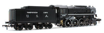 926513 USATC S160 2-8-0 'Pvt. H.J. O’Brien' Black with Transportation Corps U.S.A. on Tender No.2582 Steam Locomotive - DCC Sound